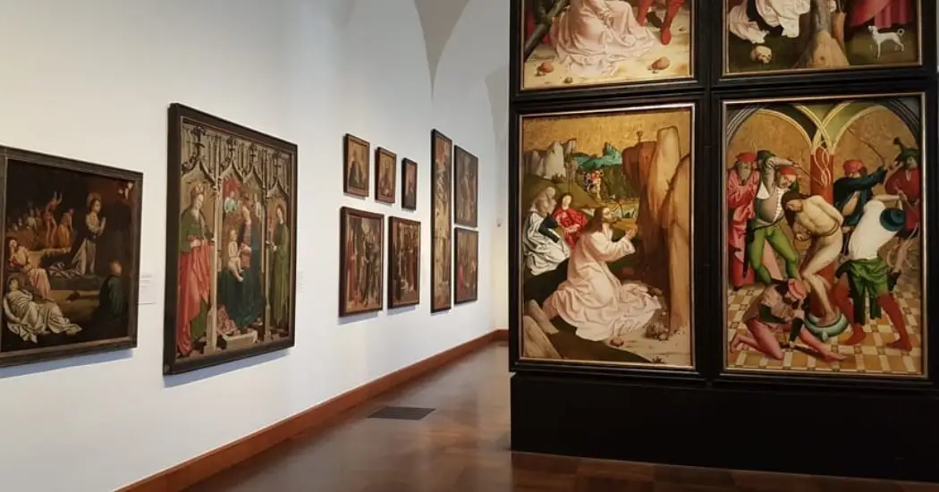 Display of the Austrian artwork collection inside the Upper Belvedere palace